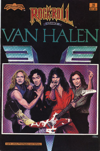 Cover by ROTH ARMY STAFF in Van Halen Comic