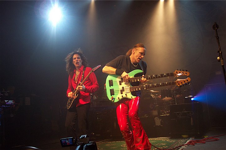 Steve Vai With Bass Godbilly Sheehan by ROTH ARMY STAFF in Steve Vai
