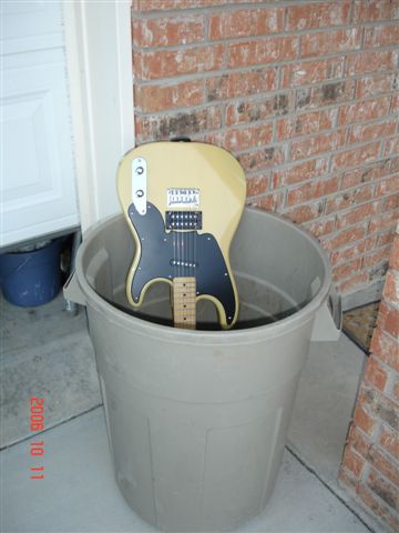Squier '51 In It's Final Resting Place