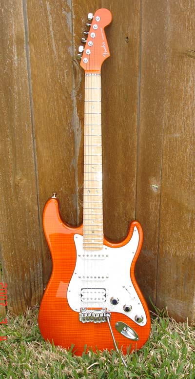 Warmoth Candy Tangerine Hss Strat - Bareknuckle Pickups by Sarge in Sarge's Gear Collection