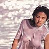 Aki Mizusawa by Cato in wet t-shirts