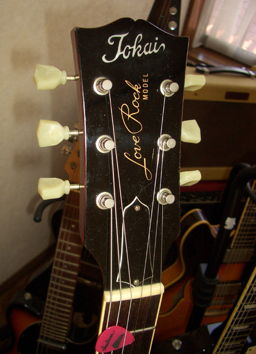 Tokai &quot;love Rock&quot; Les Paul - Headstock by Cato in Cato's unbelievably great gear collection